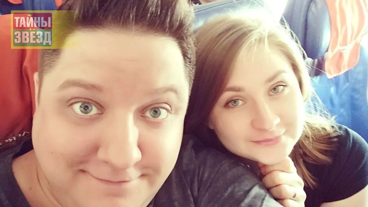 Роман Попов с женой Юлей