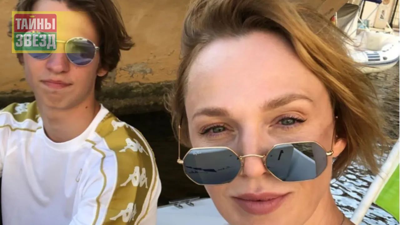 Альбина Джанабаева со старшим сыном