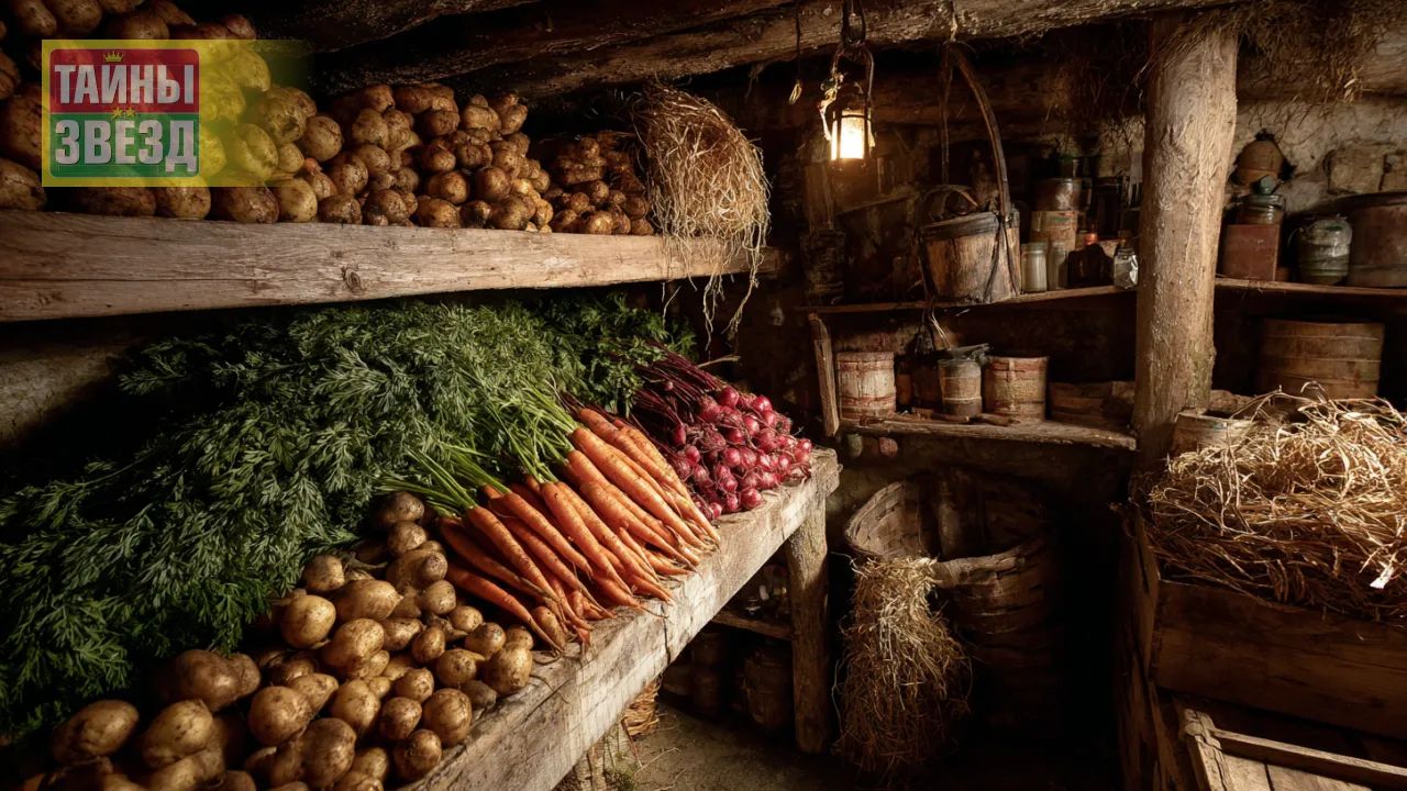 Погреб с урожаем, арт