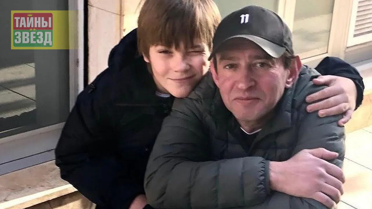 Константин Хабенский с сыном Ваней, архивное фото