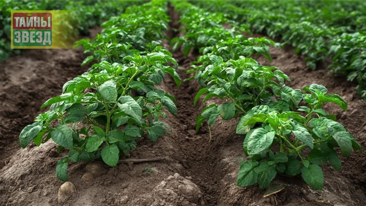 Картофель растет