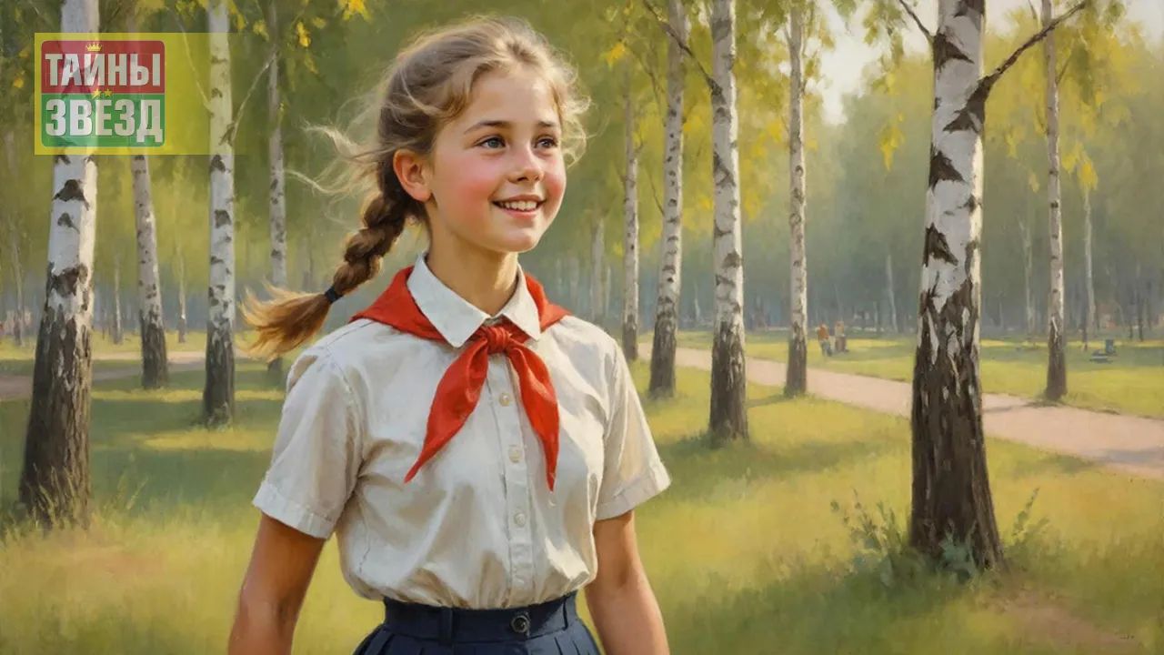 Девочка-пионерка