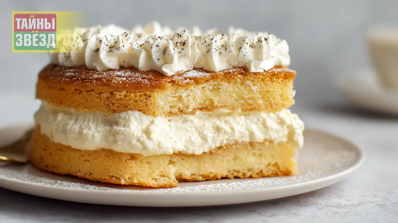 Пирог с кремом