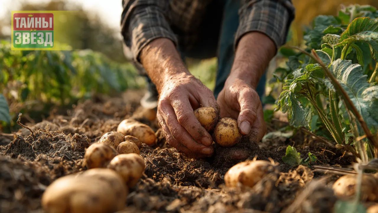 Картофель в огороде