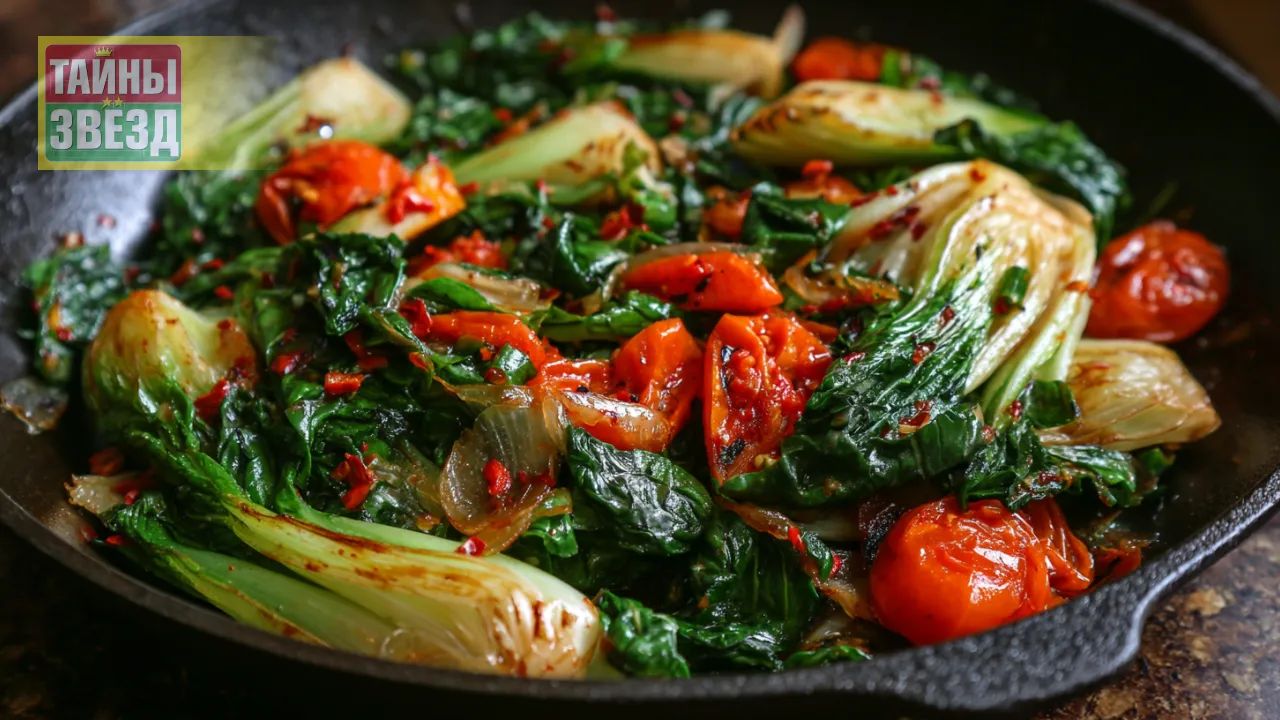 Тушеная пекинская капуста