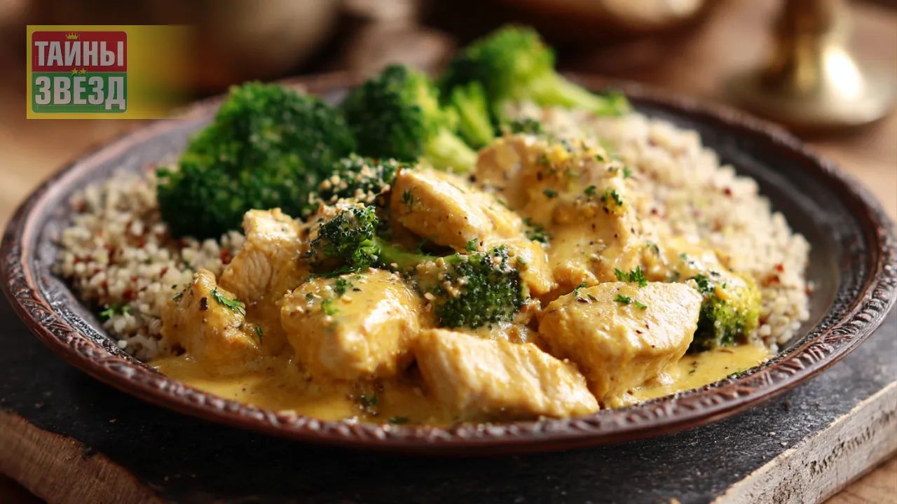 Курица с брокколи и булгуром