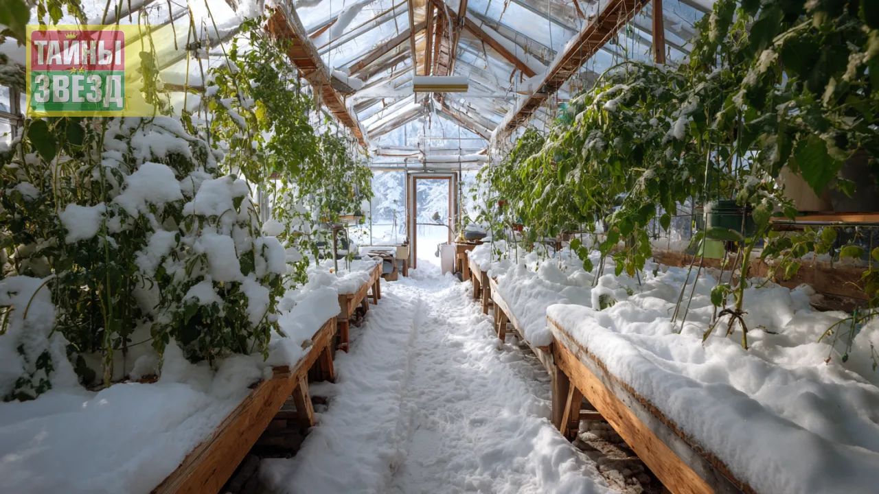 Снег в теплице, арт