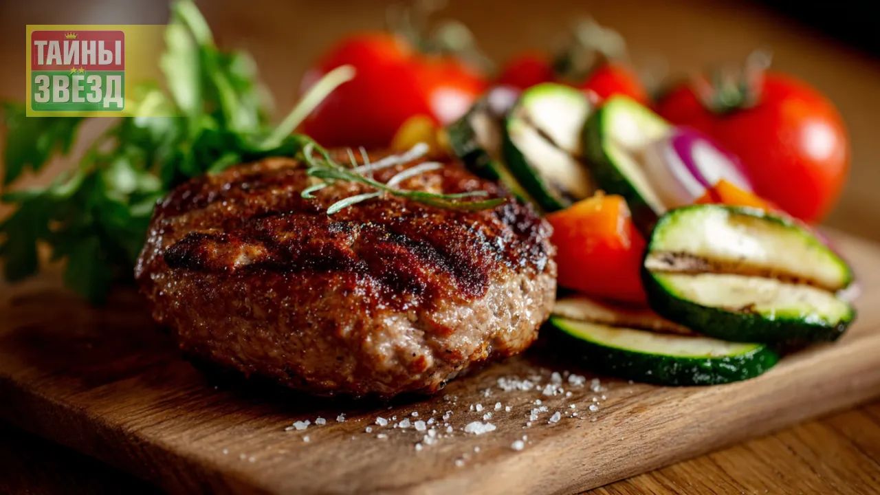 Котлета с овощами