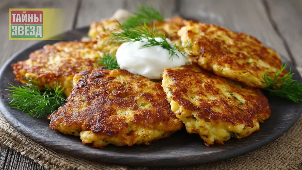 Драники с курицей