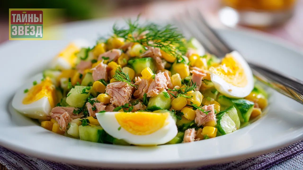 Салат с тунцом