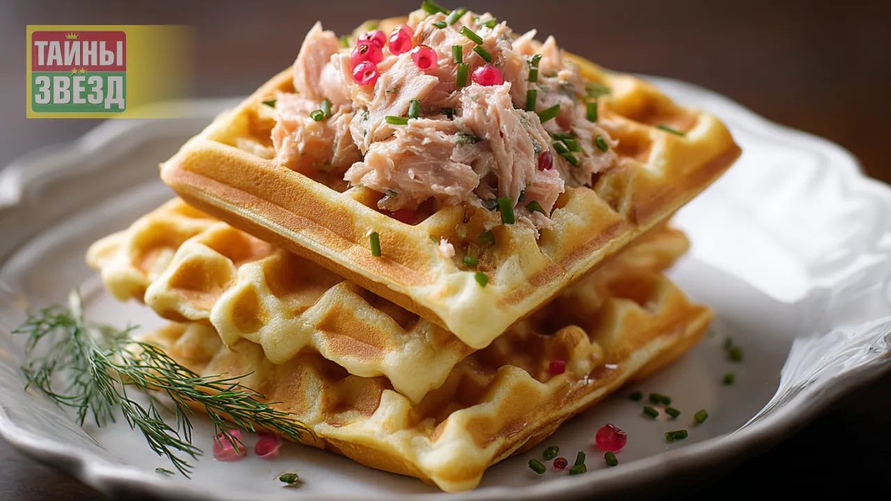 Вафли с тунцом