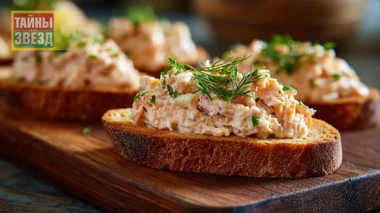 Намазка из тунца и палочек