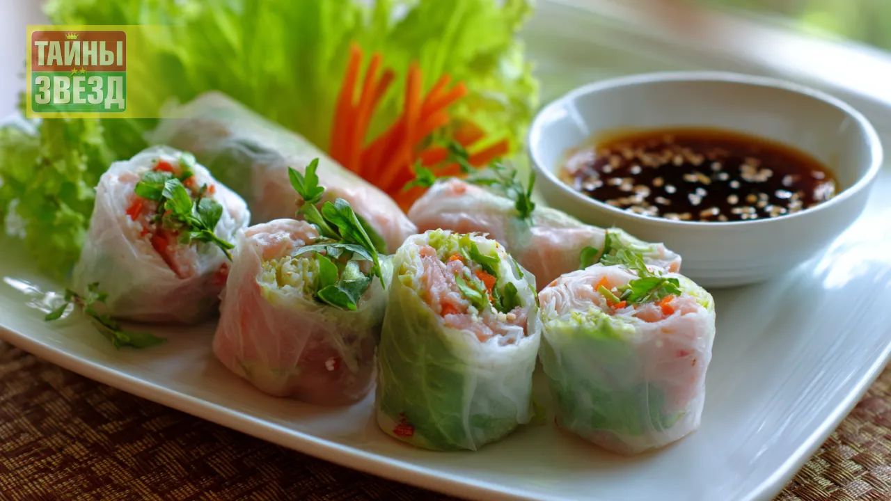 Спринг-роллы с тунцом