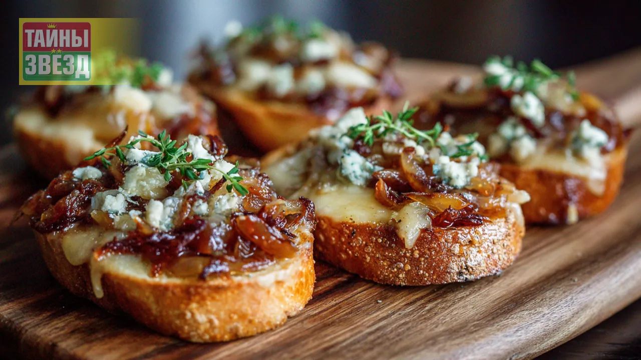 луковые гренки