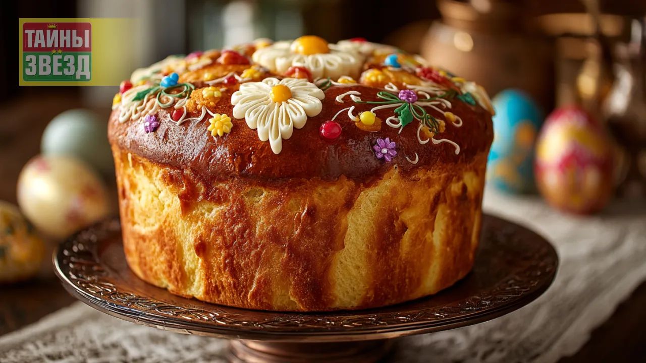 Творожный кулич