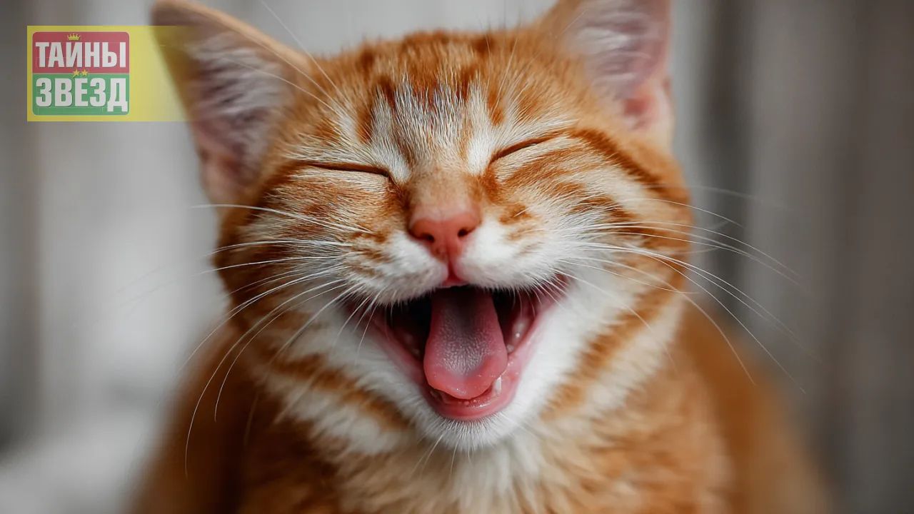 Довольный кот