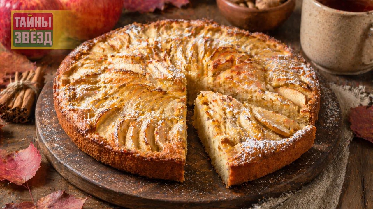 Постный яблочный пирог