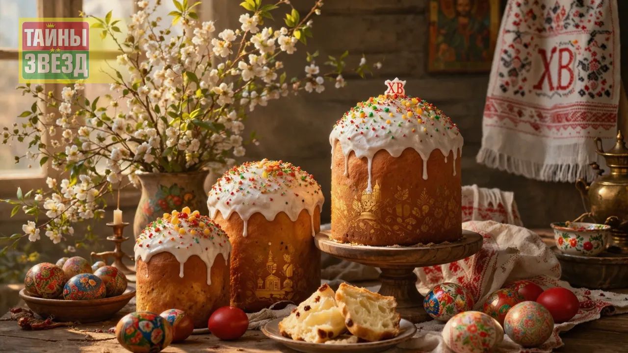 Кулич с пуховым тестом