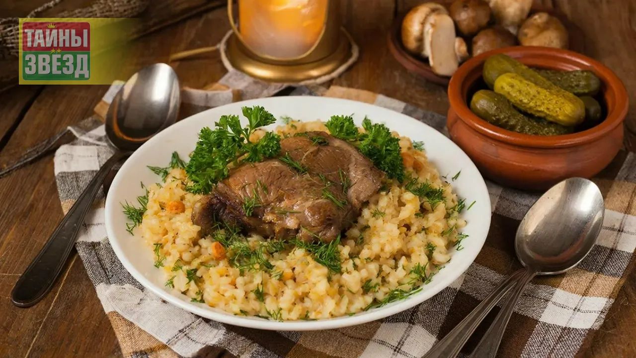 Перловка с мясом