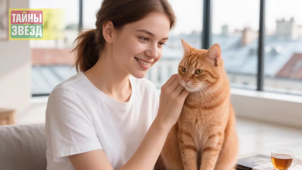 Девушка с кошкой
