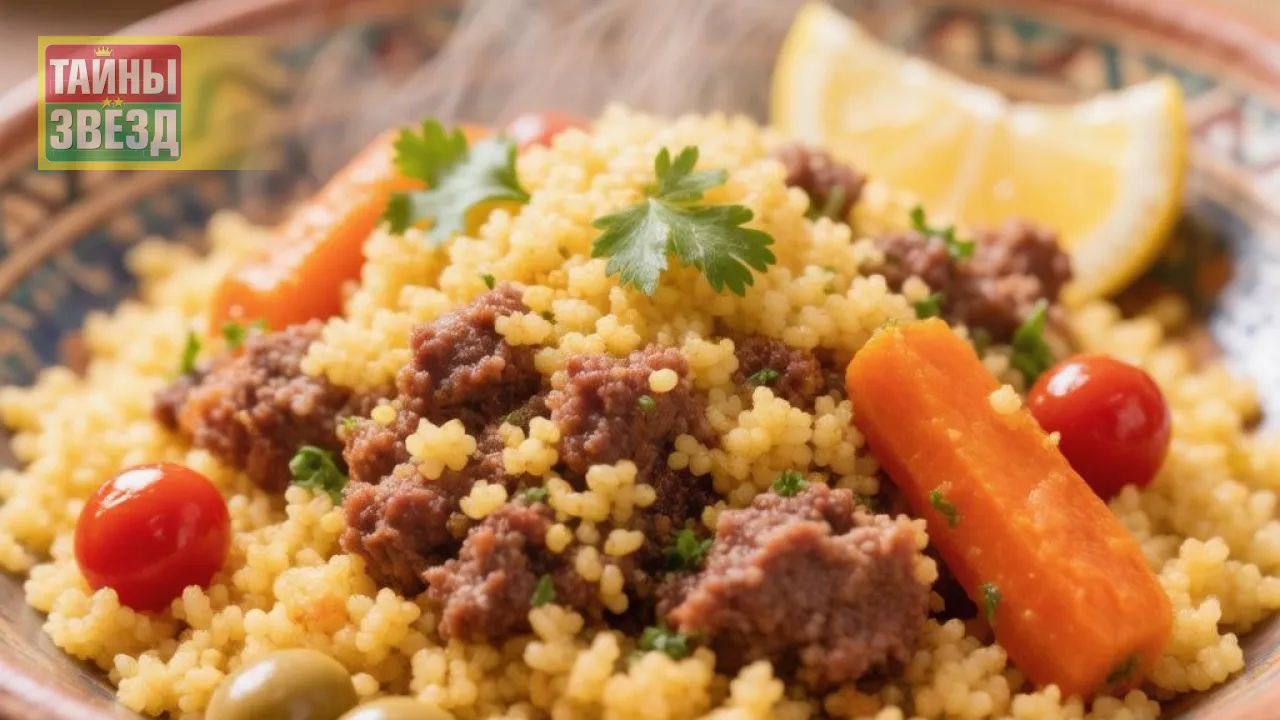 Кускус с фаршем и овощами
