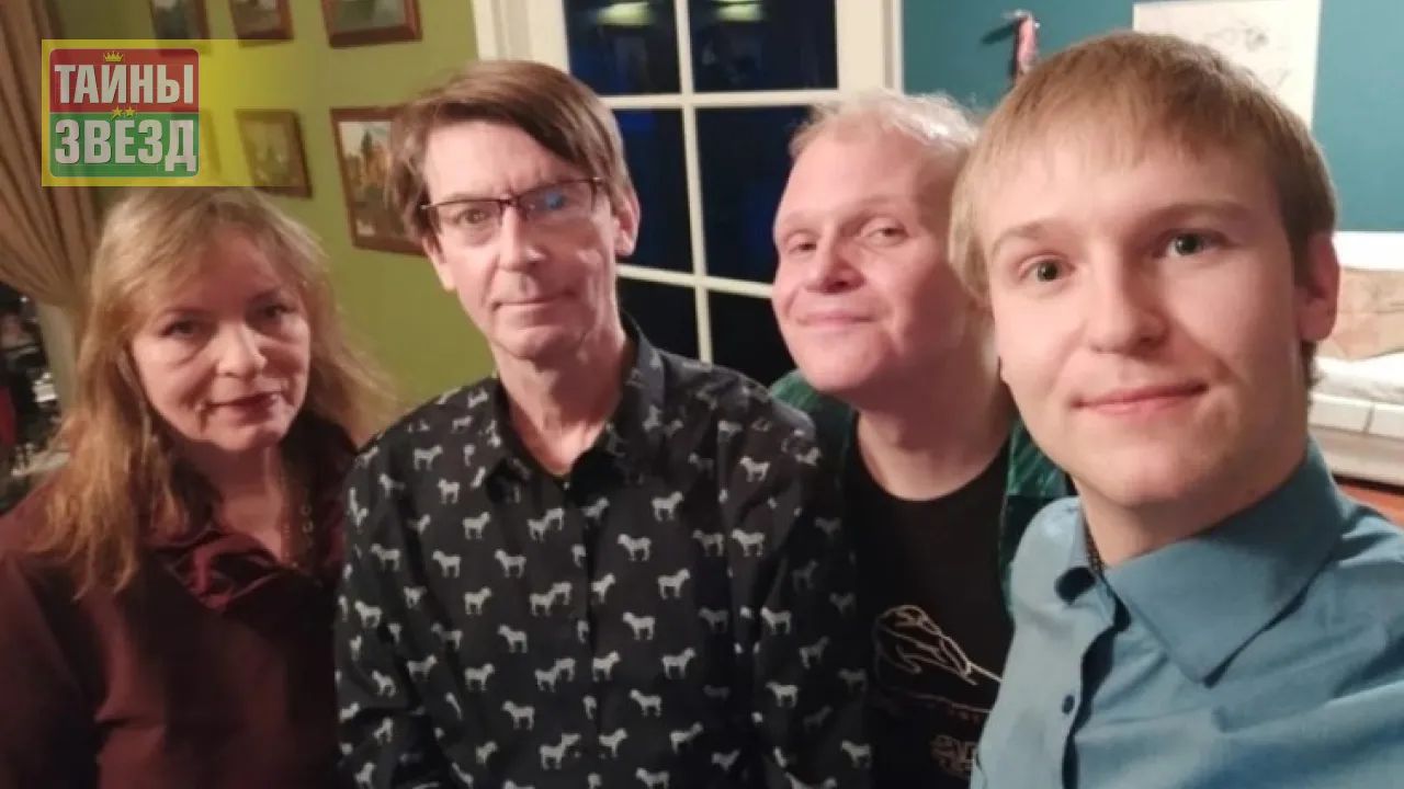 Татьяна Москвина и Сергей Шолохов с сыновьями