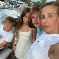 Юлия Барановская с детьми