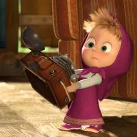 Кадр из мультфильма "Маша и медведь"