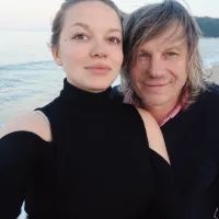 Виктор Салтыков с дочерью Анной