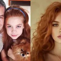 Олег Газманов с маленькой Марианной и взрослая Марианна