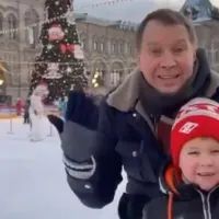 Евгений Миронов с сыном Петей