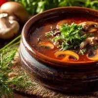 Грибная солянка