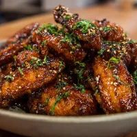 Крылышки в медово-соевом соусе