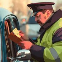 Инспектор ГАИ, арт