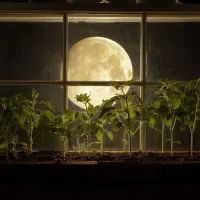 Луна и рассада