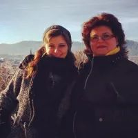 Лада Диброва с матерью