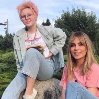 Певица Глюкоза с дочерью Лидией