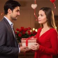 Влюбленная пара, подарок