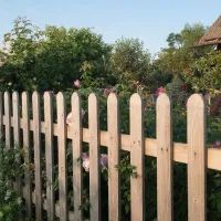 Забор на даче