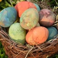Крашеные яйца