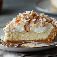 Пирог с миндальным кремом