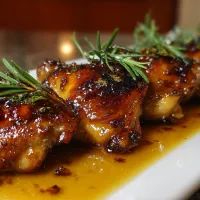 Куриные бедра в апельсиновой глазури