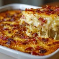 Картофельно-сырная запеканка