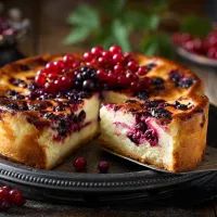 Пирог с ягодками