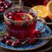Клюквенно-цитрусовый чай