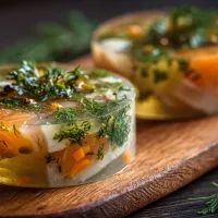 Холодец с горбушей