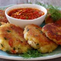 Картофельные котлеты с крабовыми палочками