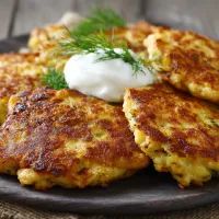 Драники с курицей