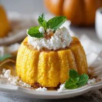 Тыквенно-творожный десерт с медом