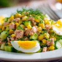 Салат с тунцом